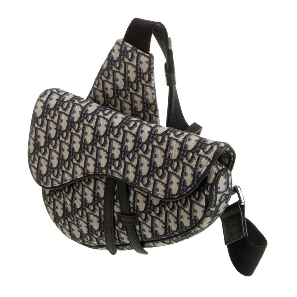 Dior Men’s Oblique Saddle Bag